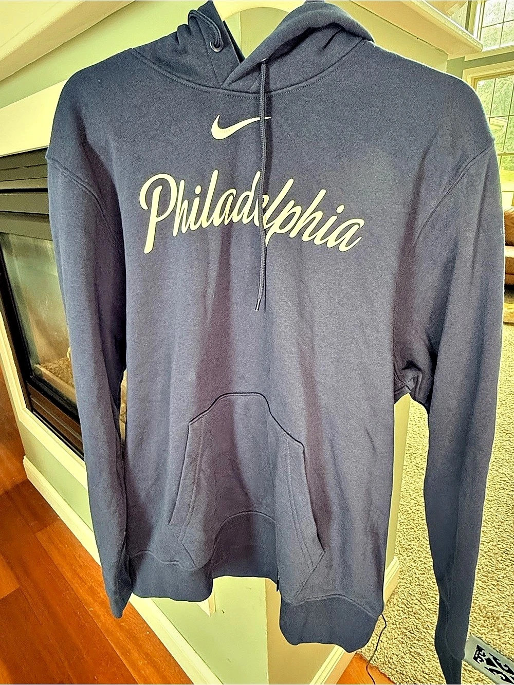 Nike City Edition Philadelphia Hoodie Navy Blue Large NWT